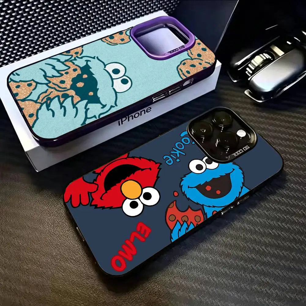 Cookie-M-Monster Phone Case For iPhone 17,16,15,14,13,12,11 Plus,Pro Max,XS,Colored Silver Plated Inside Cover
Cookie-M-Monster Phone Case For iPhone 17,16,15,14,13,12,11 Plus,Pro Max,XS,Colored Silver Plated Inside Cover
