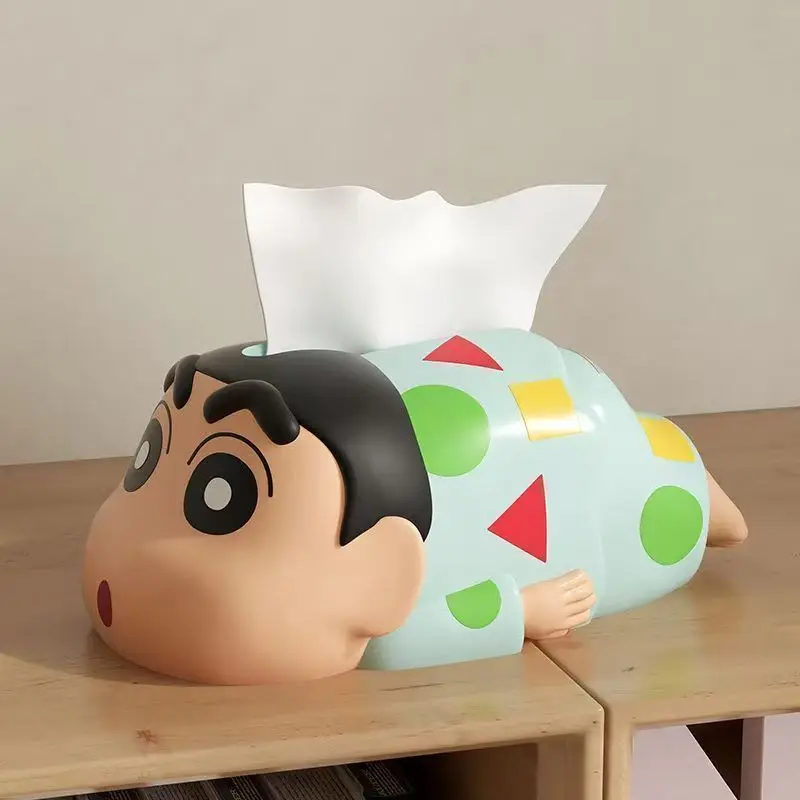 Bandai cute Crayon Shin-chan peripheral tissue box living room desktop napkin card box decoration ornament creative cartoon
Bandai cute Crayon Shin-chan peripheral tissue box living room desktop napkin card box decoration ornament creative cartoon