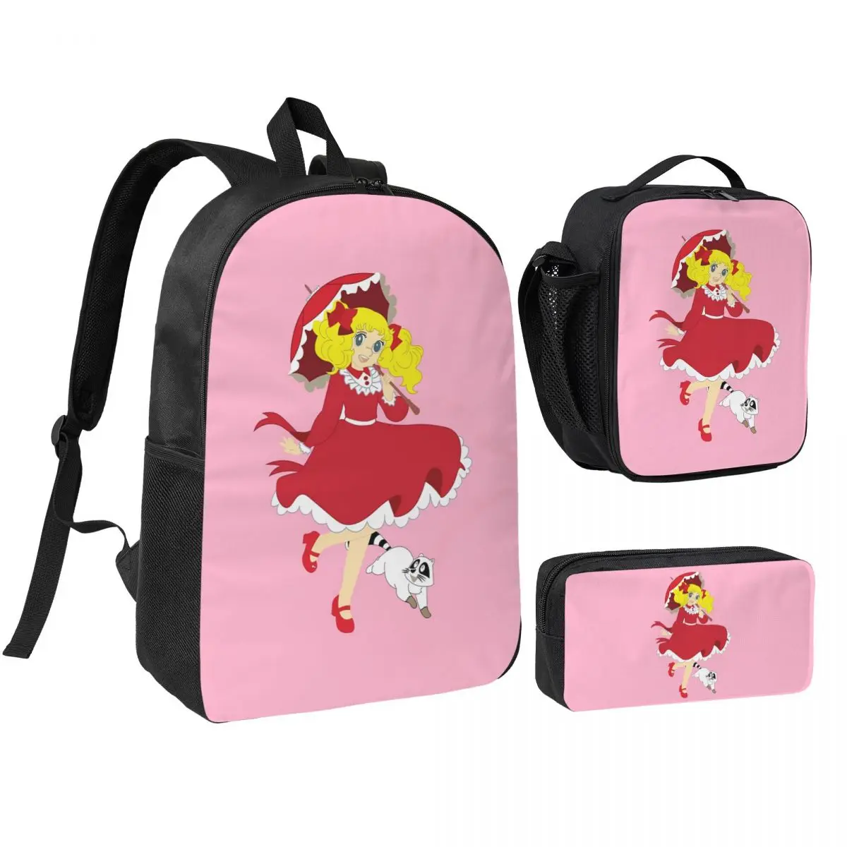 Candy Candy Anime Manga Backpack Student Boys Girls BookBag School Bag Laptop Shoulder Bags 3ps Insulated Lunch Bag Pencil Case
Candy Candy Anime Manga Backpack Student Boys Girls BookBag School Bag Laptop Shoulder Bags 3ps Insulated Lunch Bag Pencil Case