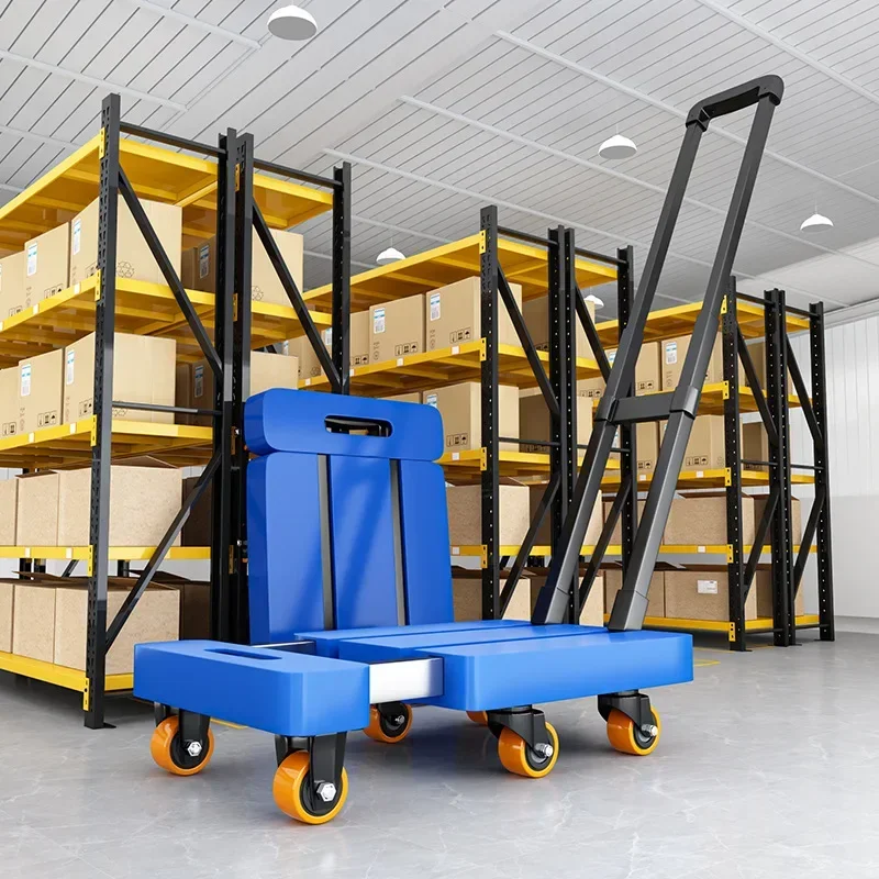 Household Goods Telescopic Tie Rod Flatbed Truck Folding Express Pulling Trolley Six-wheeled Small Trolley Thickened Trailer
Household Goods Telescopic Tie Rod Flatbed Truck Folding Express Pulling Trolley Six-wheeled Small Trolley Thickened Trailer