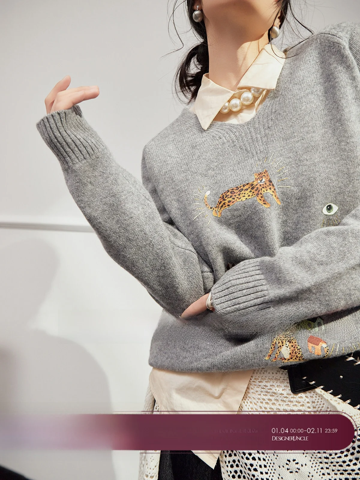 ay Leopard Print Knitted Sweater Women's Loose Fit Autumn Winter New Sle Uncle Commute Sle Long Sve Top
ay Leopard Print Knitted Sweater Women's Loose Fit Autumn Winter New Sle Uncle Commute Sle Long Sve Top