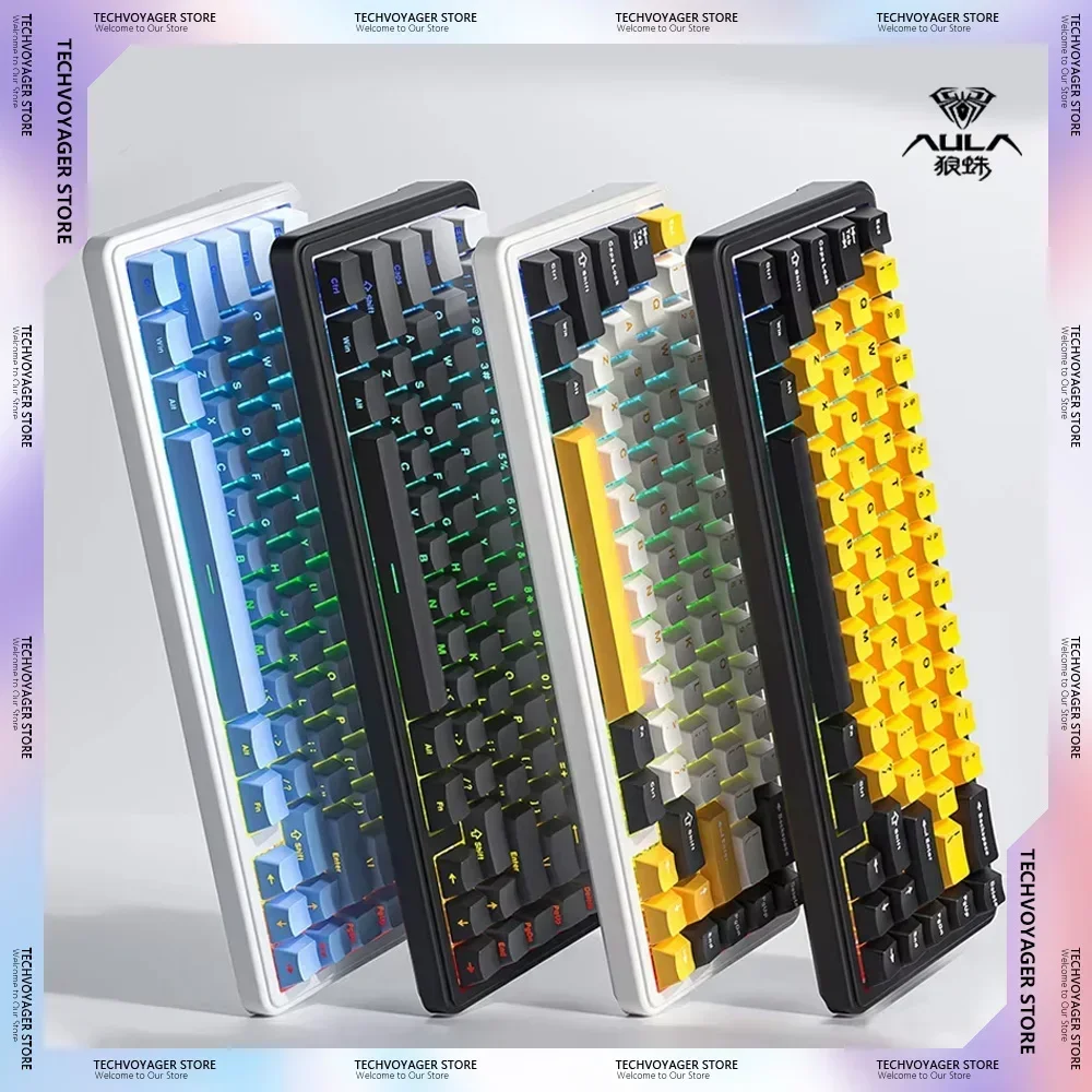 AULA F65 Mechanical Keyboards RGB Hot Swap Bluetooth Wireless Tri-mode Customized Gaming Keyboard PC E-sports Accessory Gifts
AULA F65 Mechanical Keyboards RGB Hot Swap Bluetooth Wireless Tri-mode Customized Gaming Keyboard PC E-sports Accessory Gifts