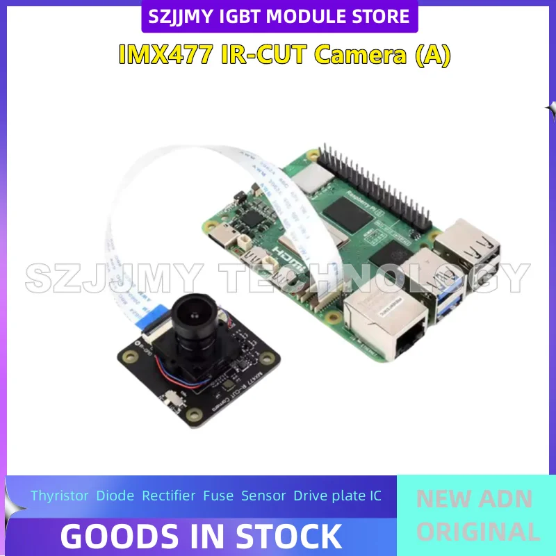 Raspberry Pi 4/5 CM4/5 IMX477 module IR-CUT HQ camera module 12.3 million pixels NEW ORIGINAL IN STOCK
Raspberry Pi 4/5 CM4/5 IMX477 module IR-CUT HQ camera module 12.3 million pixels NEW ORIGINAL IN STOCK