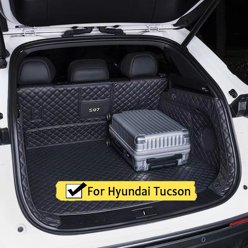 Коврик в багажник для Hyundai Tucson 2015-2025, на заказ, всепогодный, водонепроницаемый, противоскользящий, аксессуар для салона автомобиля
Коврик в багажник для Hyundai Tucson 2015-2025, на заказ, всепогодный, водонепроницаемый, противоскользящий, аксессуар для салона автомобиля