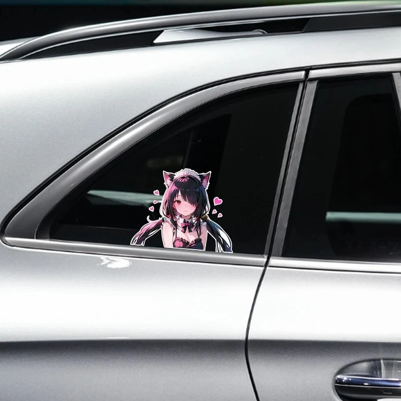 Cute Black Hair Anime Girl Vinyl Sticker Set, Waterproof Reflective Decals for Car & Motorcycle
Cute Black Hair Anime Girl Vinyl Sticker Set, Waterproof Reflective Decals for Car & Motorcycle