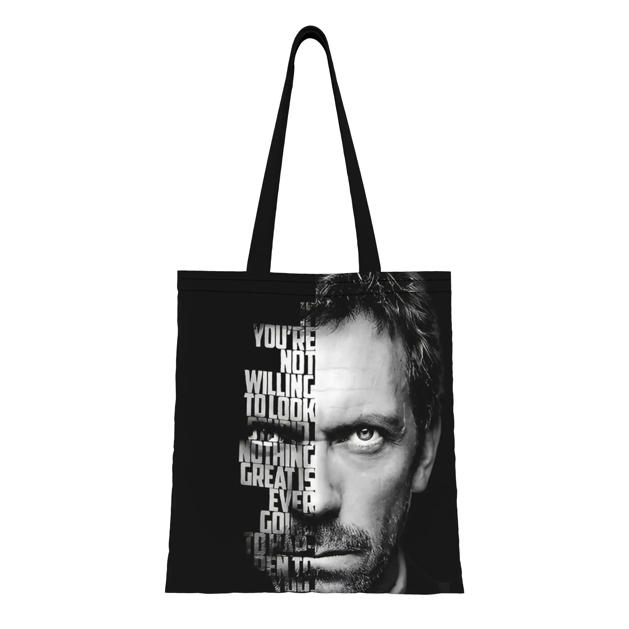 ita bag first day of school Black and white Dr House tv show quotes Canvas Canvas Tote Bag Women'S Shoulder Handbag
ita bag first day of school Black and white Dr House tv show quotes Canvas Canvas Tote Bag Women'S Shoulder Handbag