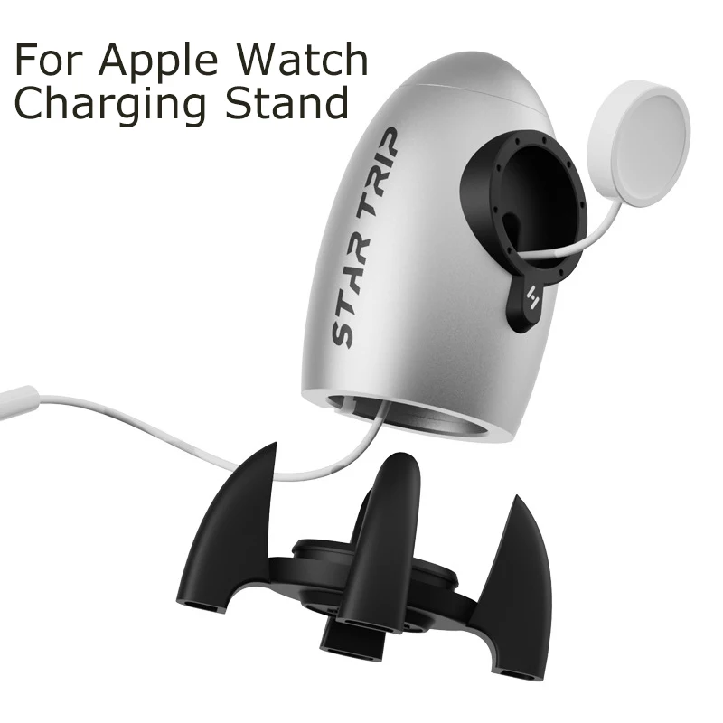 Metal small rocket shape Charging Stand For Apple Watch 1/2/3/4/5/6/7/8/9/S10/Ultra 1/2 for Apple Watch Charging Dock
Metal small rocket shape Charging Stand For Apple Watch 1/2/3/4/5/6/7/8/9/S10/Ultra 1/2 for Apple Watch Charging Dock