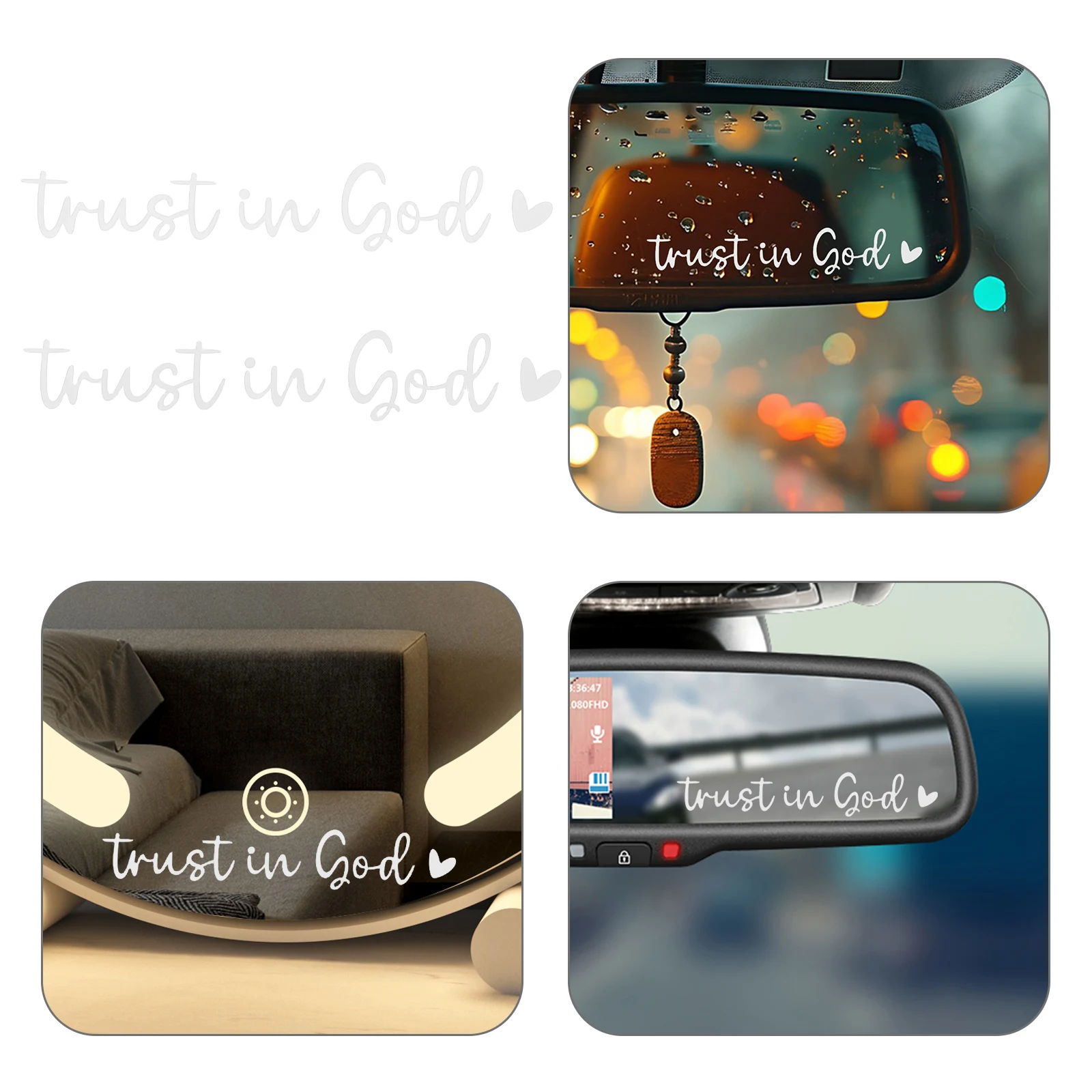 2pcs Car Rearview Mirror Sticker Durable Vinyl Reflective Safety Decal Inspirational Drive Charm For Cars Makeup Mirrors Western
2pcs Car Rearview Mirror Sticker Durable Vinyl Reflective Safety Decal Inspirational Drive Charm For Cars Makeup Mirrors Western