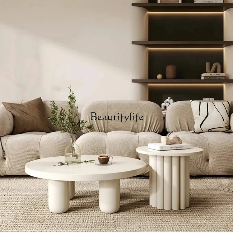 Cream Style round Tea Table Combination Simple Small Apartment Home Living Room Creative Quiet Style B & B Small Tea Table
Cream Style round Tea Table Combination Simple Small Apartment Home Living Room Creative Quiet Style B & B Small Tea Table
