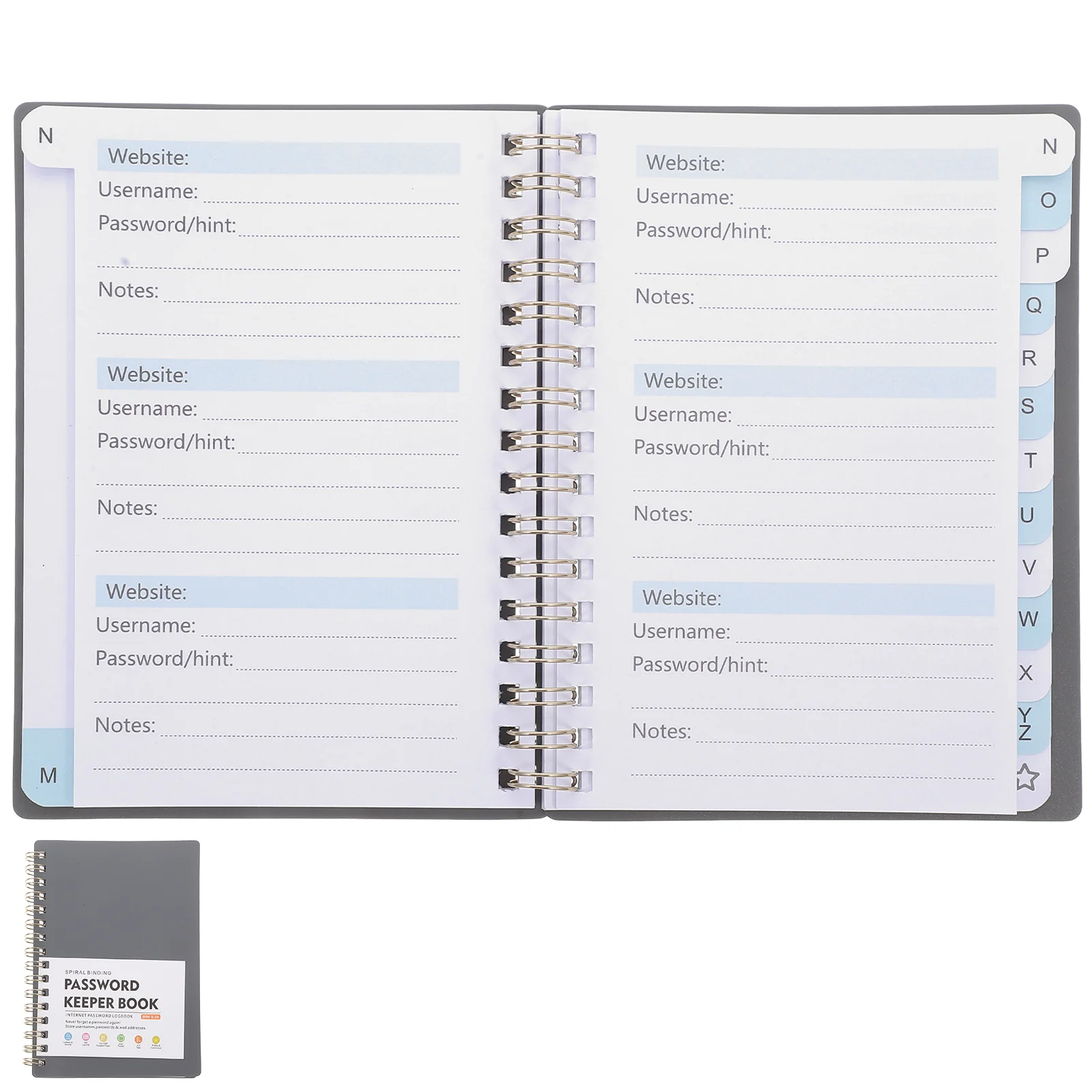 Password Book s Passwords ganizer Notebook Hardcover PP Small Internet Address Websites Notepad Management Practical Password
Password Book s Passwords ganizer Notebook Hardcover PP Small Internet Address Websites Notepad Management Practical Password