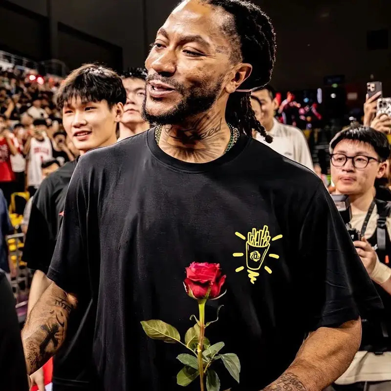 Star 2025 China Line of The Same T-shirt Men's American Casual Basketball Training Clothes Loose Cotton Half-sleeved Summer Tide
Star 2025 China Line of The Same T-shirt Men's American Casual Basketball Training Clothes Loose Cotton Half-sleeved Summer Tide
