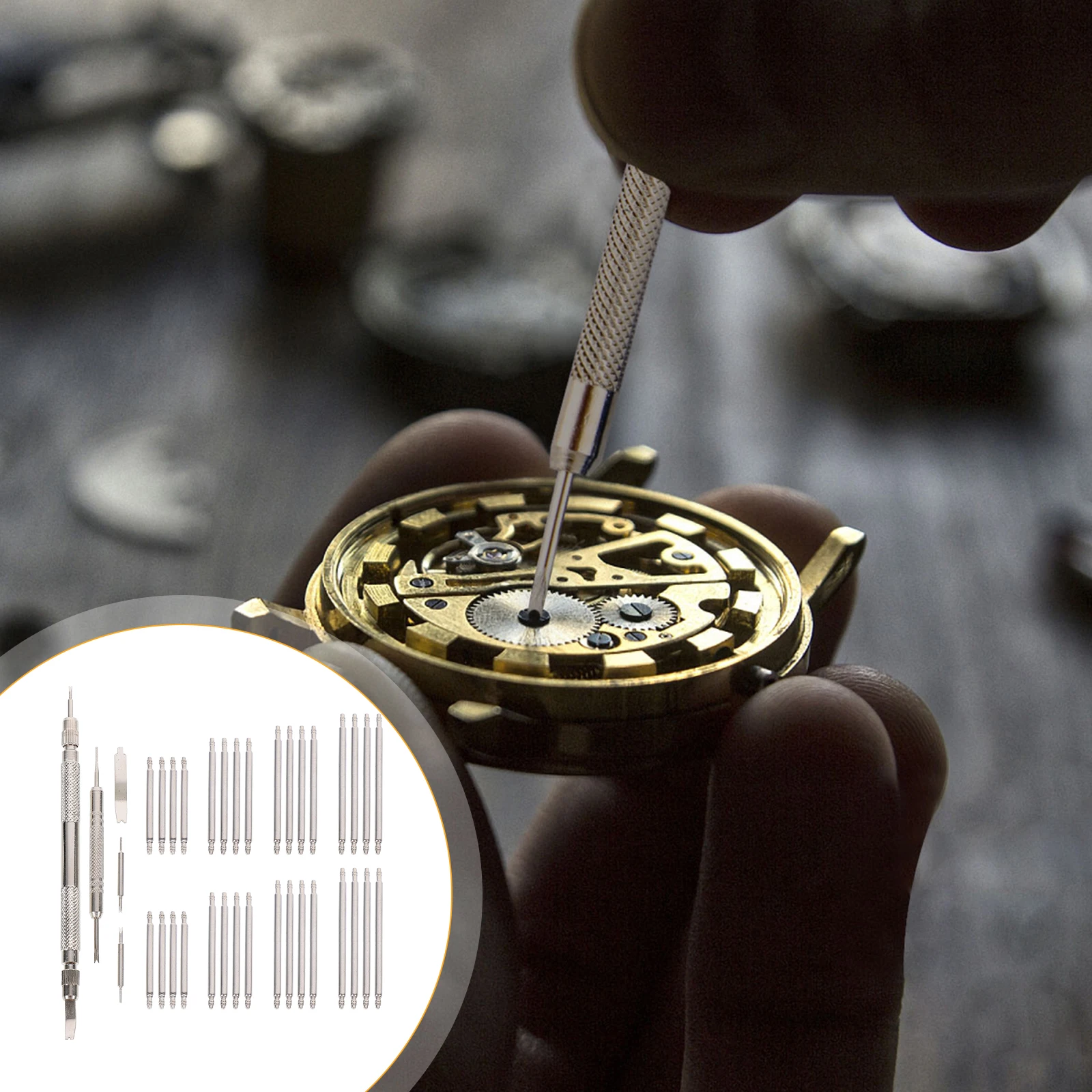 Stainless Steel Repair Spring Tool Watch Spring Bars Tool for Strap Replacement Watch Supplies
Stainless Steel Repair Spring Tool Watch Spring Bars Tool for Strap Replacement Watch Supplies