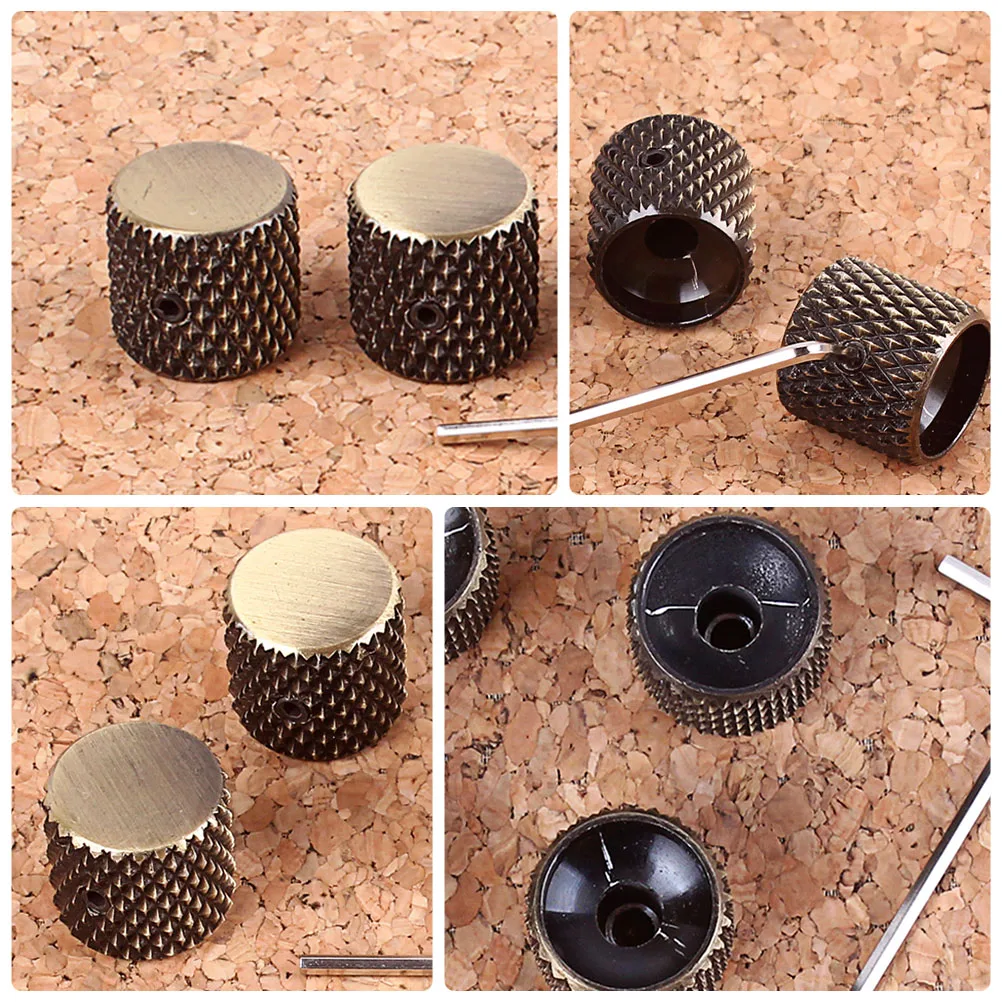 4pcs Aluminum Alloy Knobs Metal for Electric Guitar Bass Volume Tone Control Potentiometer Musical Instrument Parts Accessories
4pcs Aluminum Alloy Knobs Metal for Electric Guitar Bass Volume Tone Control Potentiometer Musical Instrument Parts Accessories