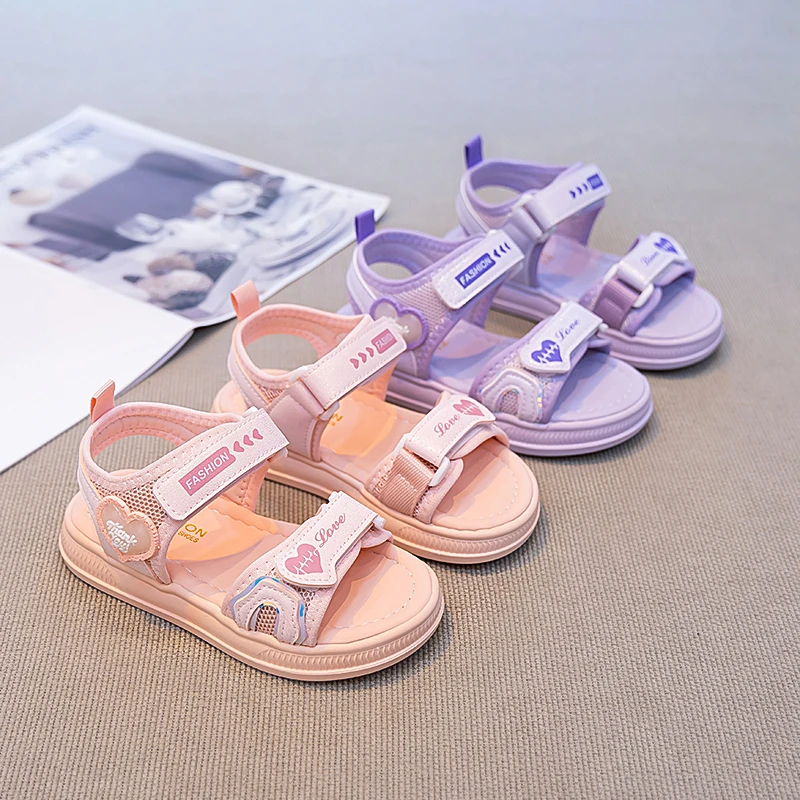 Girls Beach Shoes Soft Bottom Open Toes Kids Sandals Hook&loop Non-slip 2026 Summer New Children Casual Sandals Trendy
Girls Beach Shoes Soft Bottom Open Toes Kids Sandals Hook&loop Non-slip 2026 Summer New Children Casual Sandals Trendy