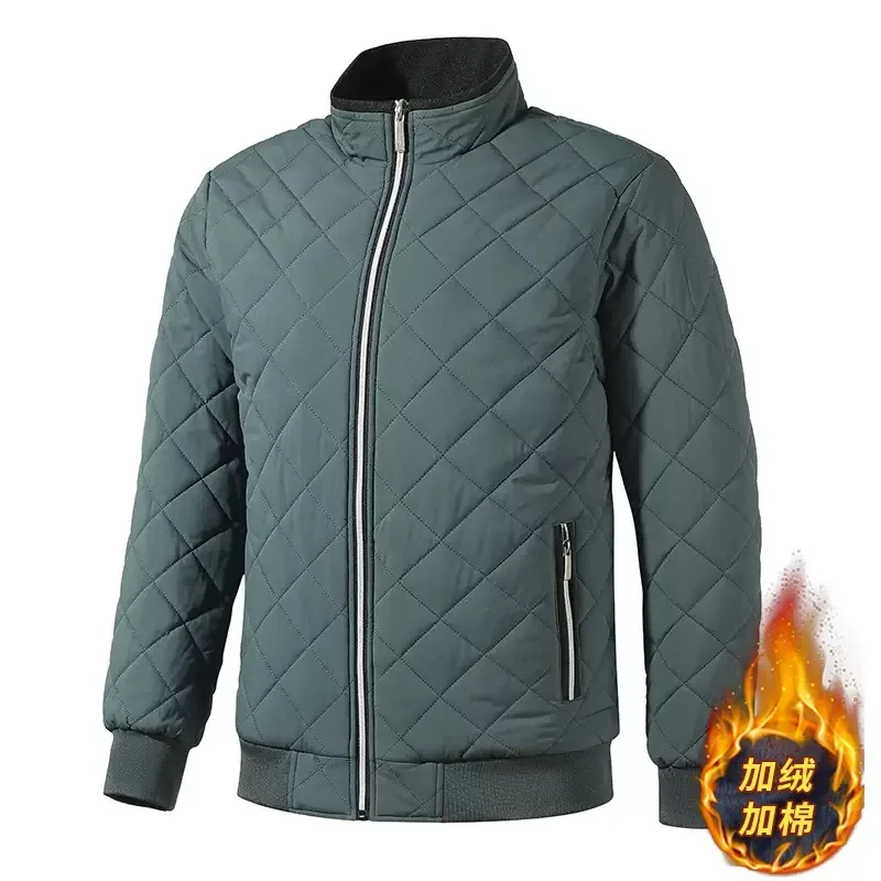 Autumn and Winter Fashion Solid Color Thickened Cotton-Padded Jacket Men's Loose Sports Windproof High-Quality Plus Size Coat
Autumn and Winter Fashion Solid Color Thickened Cotton-Padded Jacket Men's Loose Sports Windproof High-Quality Plus Size Coat