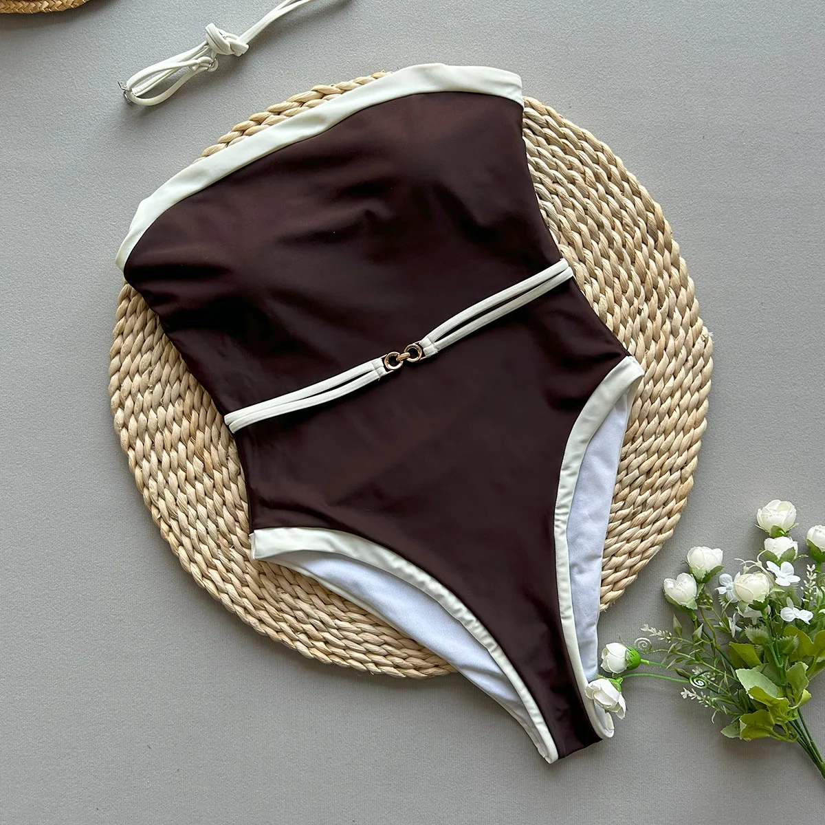 Strapless Women One Piece Swimsuit Tummy Control Solid Bathing Suit Swimwear Monokini Ruched Bikini Female One Piece Swimsuit
Strapless Women One Piece Swimsuit Tummy Control Solid Bathing Suit Swimwear Monokini Ruched Bikini Female One Piece Swimsuit