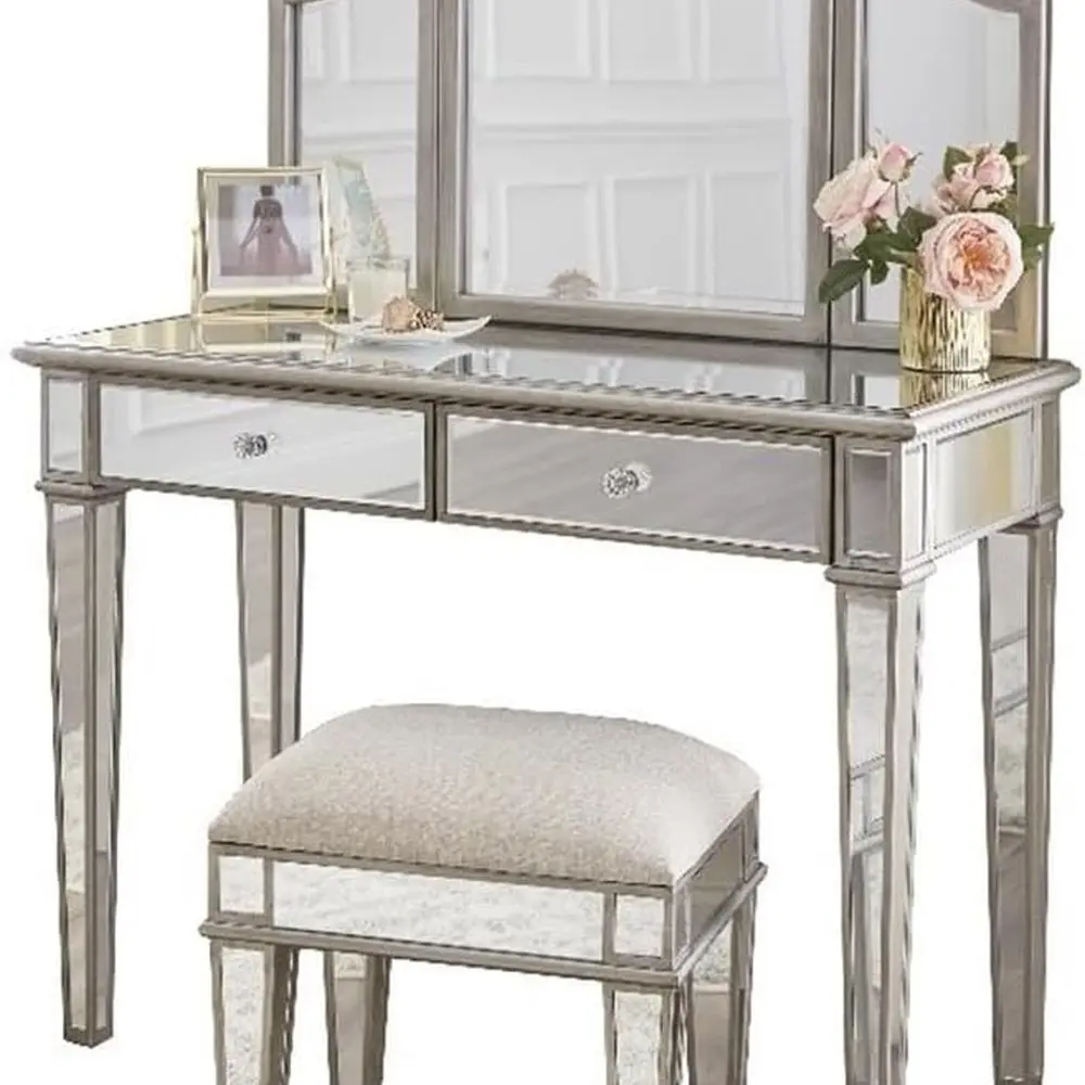 Double Vanity Set with Storage, Mirrored Design for Transitional Style
Double Vanity Set with Storage, Mirrored Design for Transitional Style