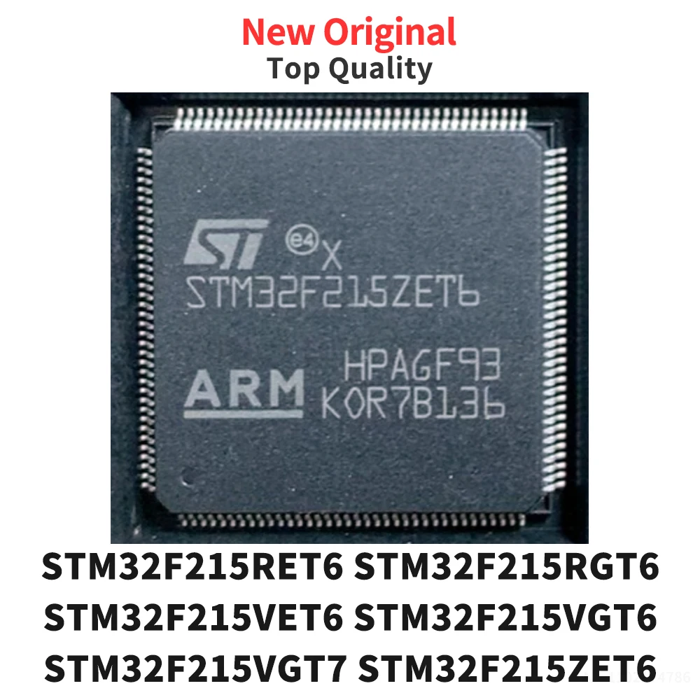 (1 Piece) STM32F215RET6 STM32F215RGT6 STM32F215VET6 STM32F215VGT6 STM32F215VGT7 STM32F215ZET6 STM32F215ZGT6 QFP New Original
(1 Piece) STM32F215RET6 STM32F215RGT6 STM32F215VET6 STM32F215VGT6 STM32F215VGT7 STM32F215ZET6 STM32F215ZGT6 QFP New Original