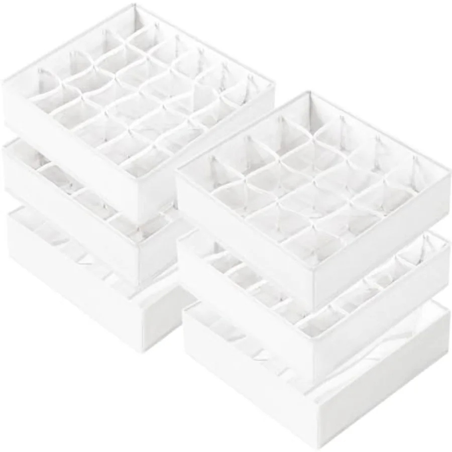 Drwer Orgnizer 6 Set Clothes Orgnizer for Closet and Bedroom 90 Cells Bins for Sock Underwer Bra Bby Clothes Wshble and 10xDurb
Drwer Orgnizer 6 Set Clothes Orgnizer for Closet and Bedroom 90 Cells Bins for Sock Underwer Bra Bby Clothes Wshble and 10xDurb