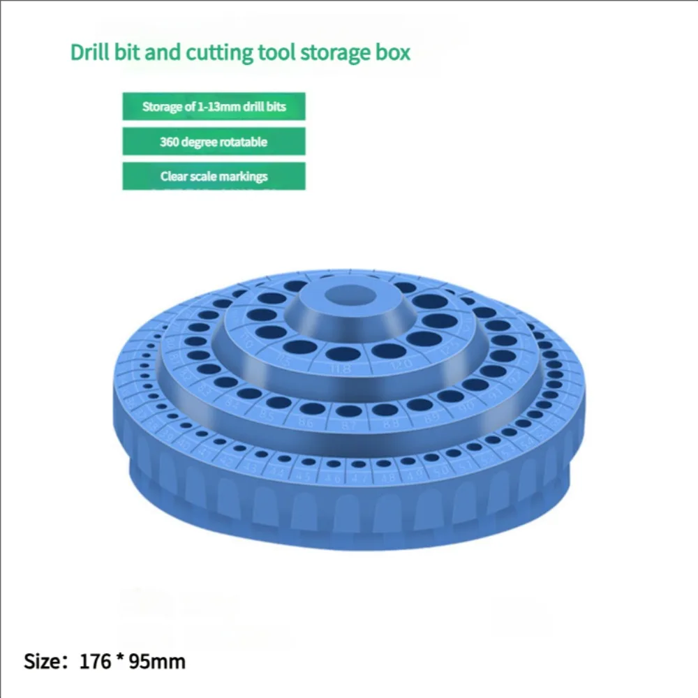 Чехол для хранения сверл на 100 отверстий, вращающийся держатель бит, оправка, сверло, настольный инструмент, подставка для сверл, органайзер, круглая форма 1-13 мм
Чехол для хранения сверл на 100 отверстий, вращающийся держатель бит, оправка, сверло, настольный инструмент, подставка для сверл, органайзер, круглая форма 1-13 мм