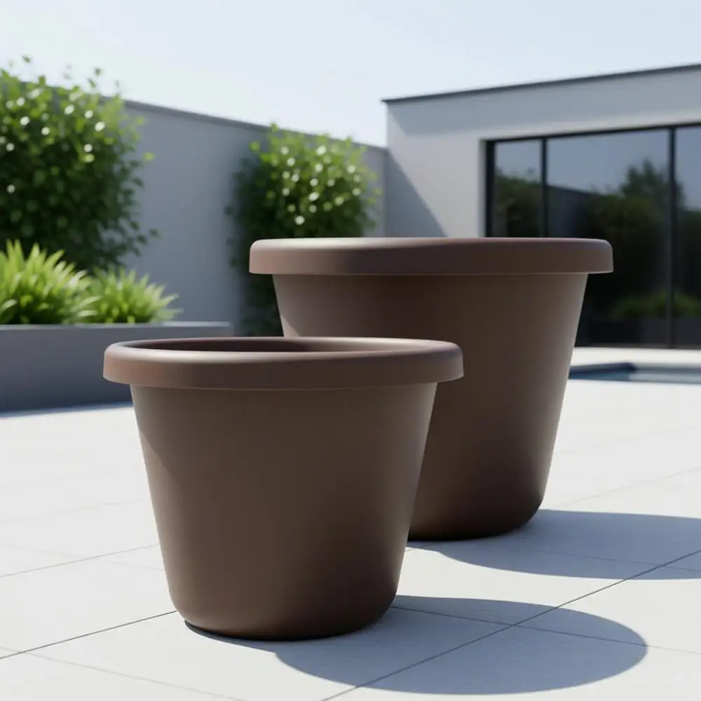 17 Inch Round Planter Pots with Drainage, Rolled Rim, 2-Pack for Indoor & Outdoor Plants, Decorative Lower Pots, Suitable for Ho
17 Inch Round Planter Pots with Drainage, Rolled Rim, 2-Pack for Indoor & Outdoor Plants, Decorative Lower Pots, Suitable for Ho