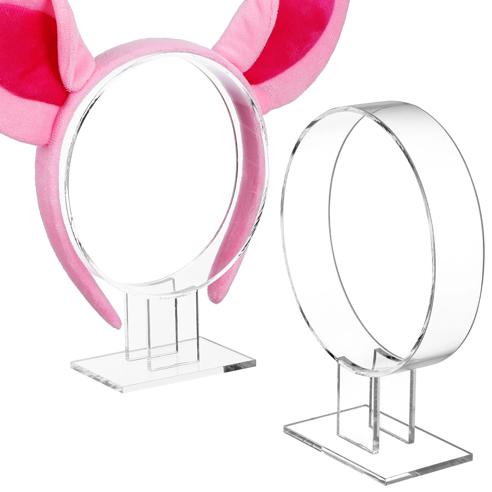 2pcs Headband Display Stand Acrylic Hairband Holder Lightweight Organizer Rack For Accessories Shop Boutique
2pcs Headband Display Stand Acrylic Hairband Holder Lightweight Organizer Rack For Accessories Shop Boutique