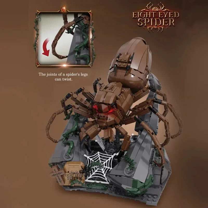 MOC 875 шт., собранная модель лесного паука, набор строительных блоков 7056, серия фильмов для мальчиков, коллекция «сделай сам», украшения, кирпичи, игрушки, подарки
MOC 875 шт., собранная модель лесного паука, набор строительных блоков 7056, серия фильмов для мальчиков, коллекция «сделай сам», украшения, кирпичи, игрушки, подарки