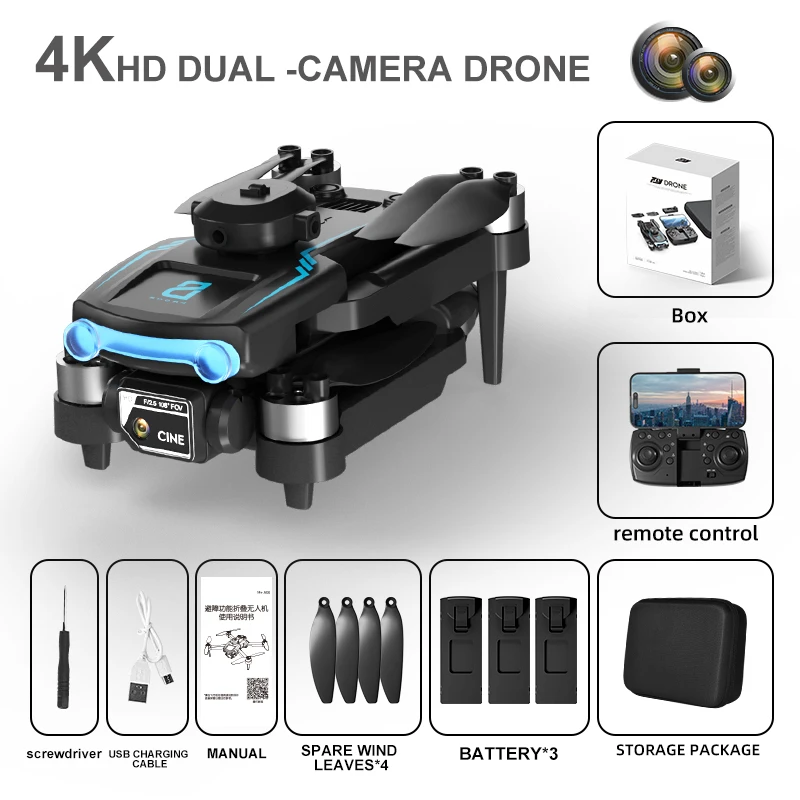 Rc Drone Toy F169 8K Rc Drone High-definition Dual Camera 360 ° Obstacle Avoidance Brushless Motor Four Axis Aircraft Outdoor
Rc Drone Toy F169 8K Rc Drone High-definition Dual Camera 360 ° Obstacle Avoidance Brushless Motor Four Axis Aircraft Outdoor