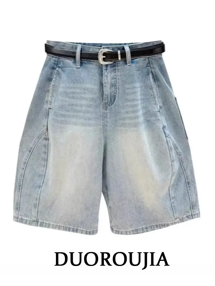 plus Size Slimming High Waist American Retro Denim Jeans Women Summer Design Loose Wide Leg Five-Quarter Pants
plus Size Slimming High Waist American Retro Denim Jeans Women Summer Design Loose Wide Leg Five-Quarter Pants
