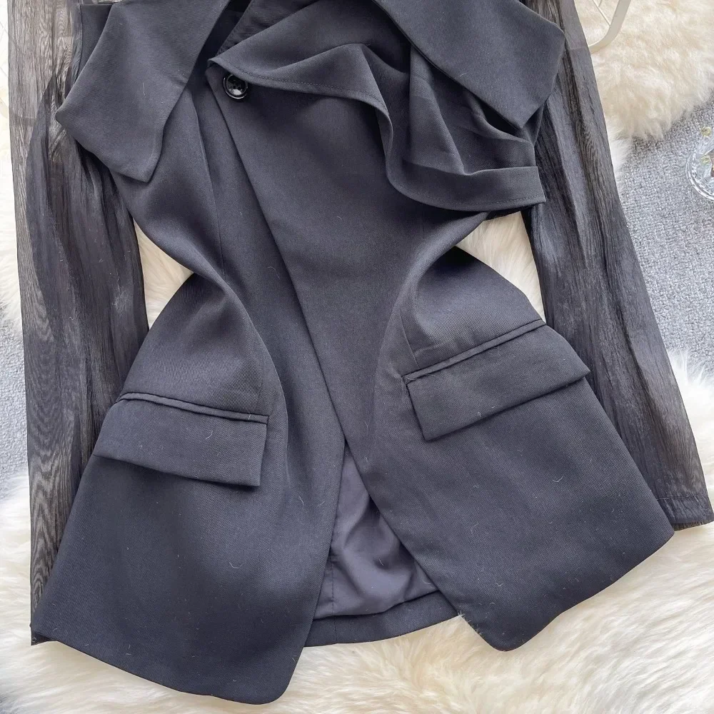 Sexy Vintage Blouse for Women Lace Tulle Patchwork Long Puff Sleeve Square Collar Skinny Shirts Versatile Female Tops Dropship
Sexy Vintage Blouse for Women Lace Tulle Patchwork Long Puff Sleeve Square Collar Skinny Shirts Versatile Female Tops Dropship