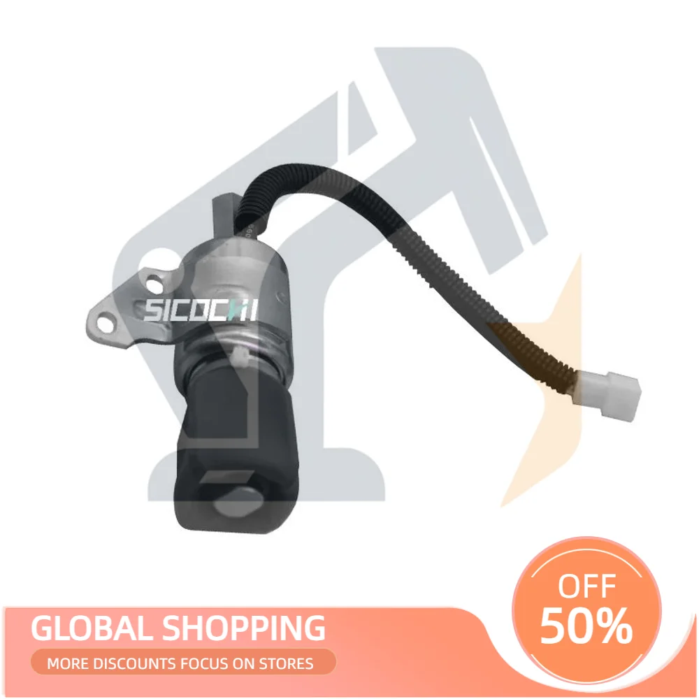 For Bobcat Excavator 418 Shutdown Solenoid Valve, Fuel Cut-off Stop Valve 7000782 
For Bobcat Excavator 418 Shutdown Solenoid Valve, Fuel Cut-off Stop Valve 7000782