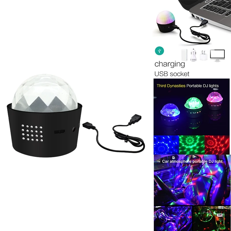 Mini Disco Ball Light, Voice Control Disco Party Lights Stage Lighting Effect DJ Strobe Ball For Parties Birthday Club
Mini Disco Ball Light, Voice Control Disco Party Lights Stage Lighting Effect DJ Strobe Ball For Parties Birthday Club