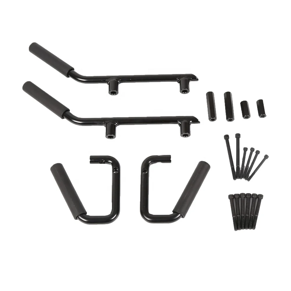 4PCS Front & Rear Steel Grab Bars Handles For Jeep Wrangler 07-18 JK/JKU 4 Door 
4PCS Front & Rear Steel Grab Bars Handles For Jeep Wrangler 07-18 JK/JKU 4 Door