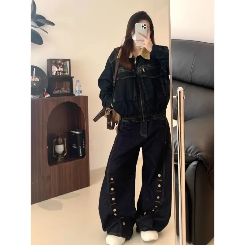 New Fashionable Versatile Four Seasons Sports Leisure Pants Comfortable and Breathable Women's Neutral Denim Wide Leg Pants
New Fashionable Versatile Four Seasons Sports Leisure Pants Comfortable and Breathable Women's Neutral Denim Wide Leg Pants