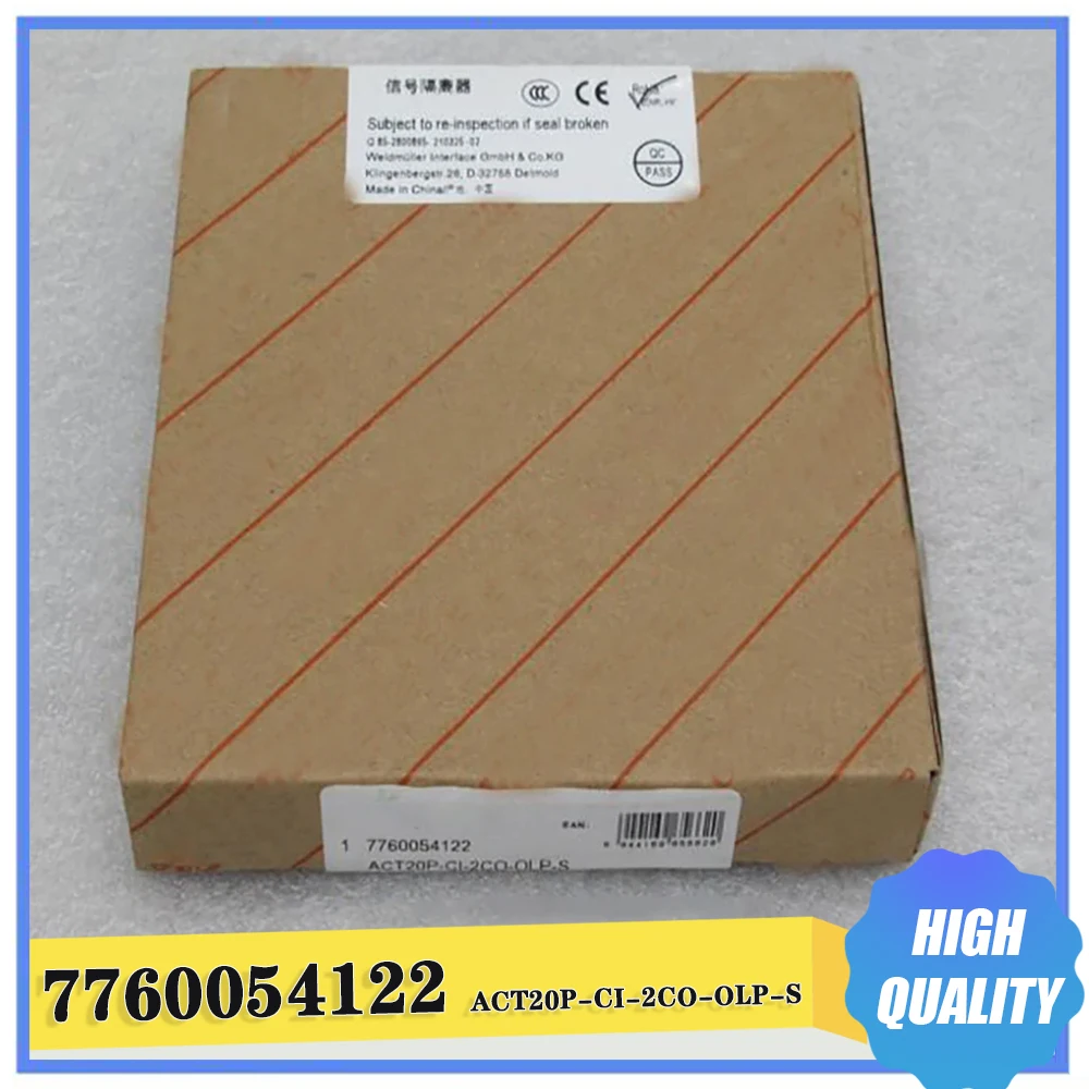 1Pcs 7760054122 solator ACT20P-CI-2CO-OLP-S
1Pcs 7760054122 solator ACT20P-CI-2CO-OLP-S
