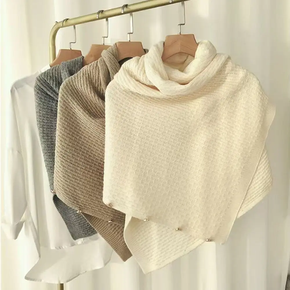 Новинка с пуговицами, шаль из пашмины, толстый топ с нерегулярными плечами, теплый повседневный вязаный толстый теплый пончо, осень-зима
Новинка с пуговицами, шаль из пашмины, толстый топ с нерегулярными плечами, теплый повседневный вязаный толстый теплый пончо, осень-зима