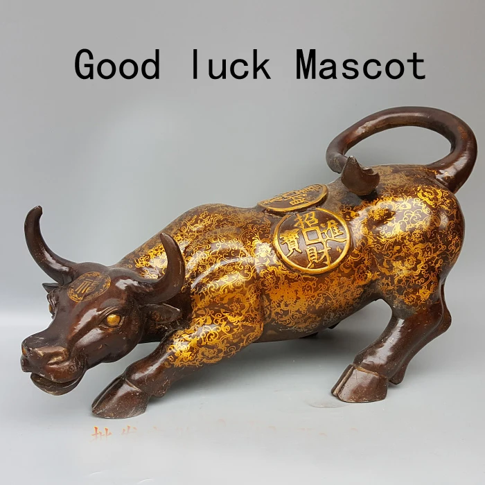 57CM Large HUGE HOME company Shop entrance-hall lobby TOP Ornament Good luck Mascot thriving business money BULL BRONZE Statue
57CM Large HUGE HOME company Shop entrance-hall lobby TOP Ornament Good luck Mascot thriving business money BULL BRONZE Statue