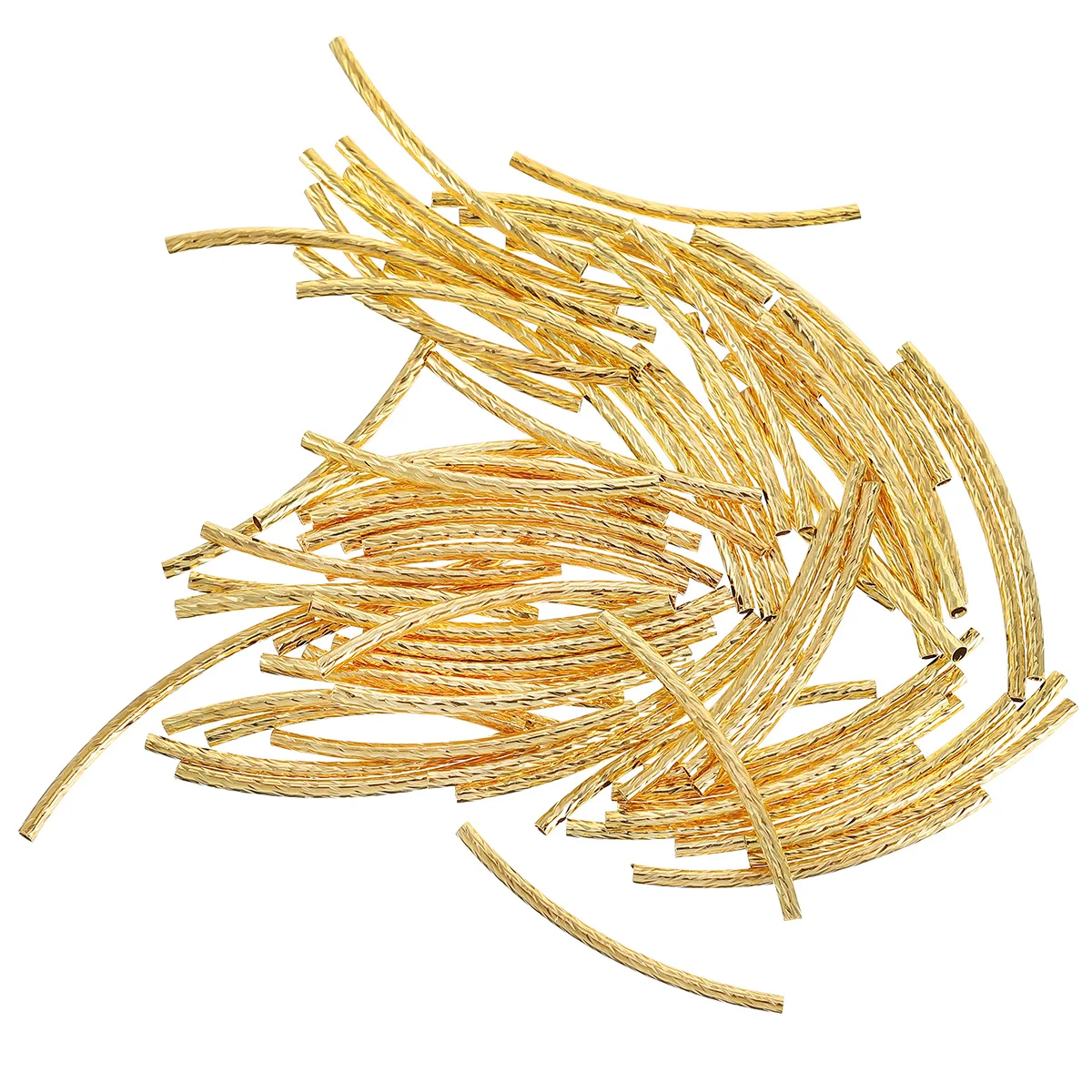 200 Pcs Copper Beads Tubular Bugle Tube Spacer Jewelry Accessories Safe Use Creative Design Exquisite Details
200 Pcs Copper Beads Tubular Bugle Tube Spacer Jewelry Accessories Safe Use Creative Design Exquisite Details