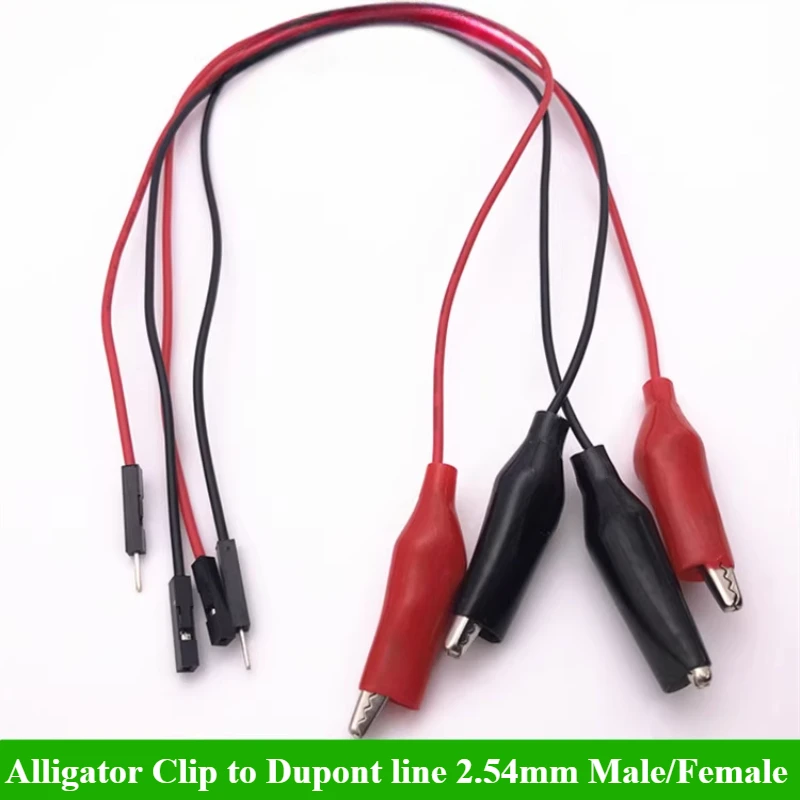 1/3/5/10/30Pcs/lot Alligator Clip to Dupont line 2.54mm 1Pin Male/Female Test Lead length 30cm 22AWG electronic wire connector
1/3/5/10/30Pcs/lot Alligator Clip to Dupont line 2.54mm 1Pin Male/Female Test Lead length 30cm 22AWG electronic wire connector