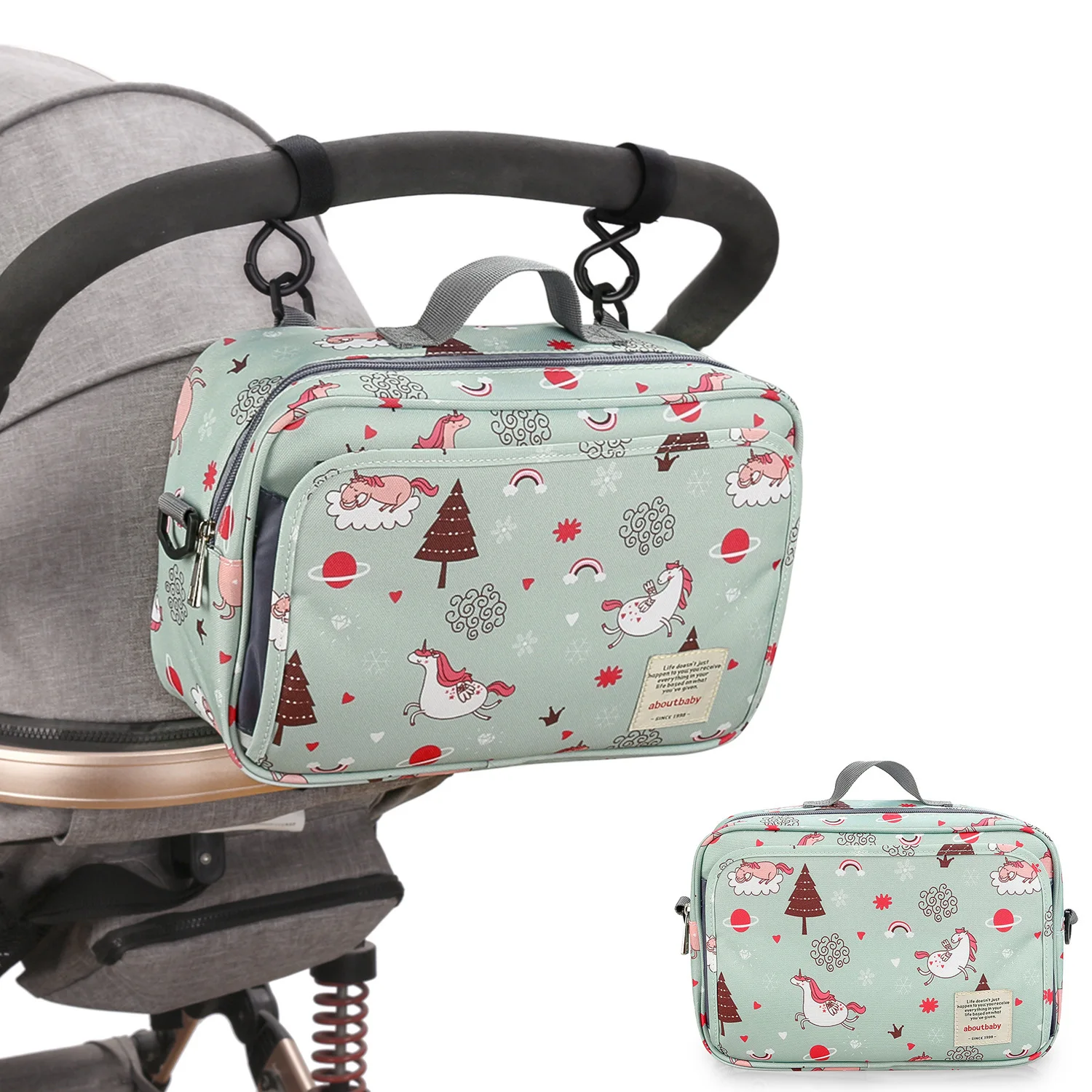 Mommy Bag Printed Multi-functional Mother and Baby Bag Waterproof and Wear-resistant Baby Stroller Trailer
Mommy Bag Printed Multi-functional Mother and Baby Bag Waterproof and Wear-resistant Baby Stroller Trailer