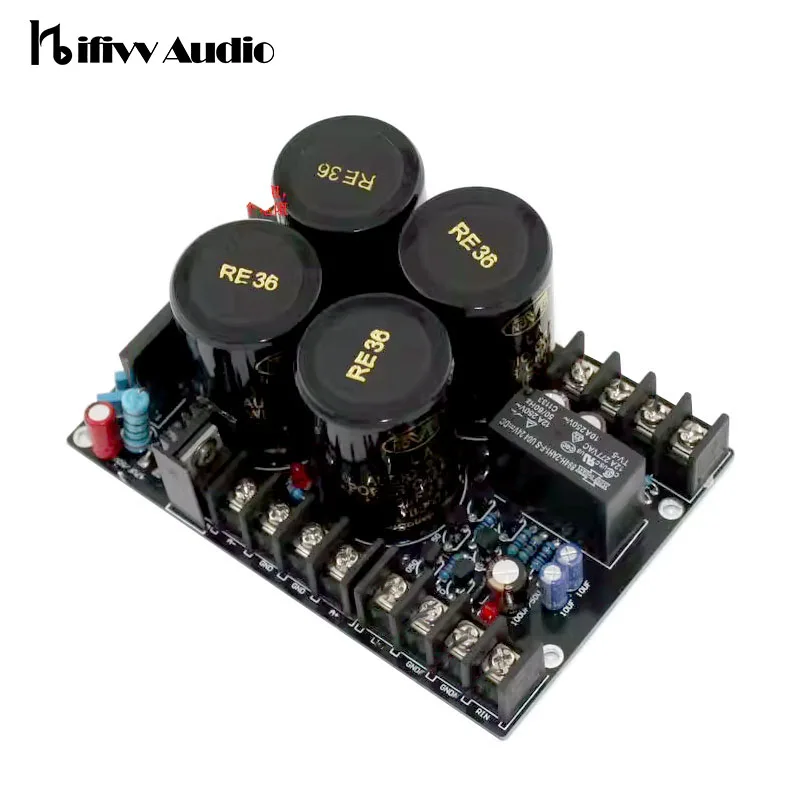 500W High Power Hifi Rectifier+Speaker Protection Integrated Board for DIY Home Audio Amplifier 4* 10000UF 50V NOVER Capacitor
500W High Power Hifi Rectifier+Speaker Protection Integrated Board for DIY Home Audio Amplifier 4* 10000UF 50V NOVER Capacitor