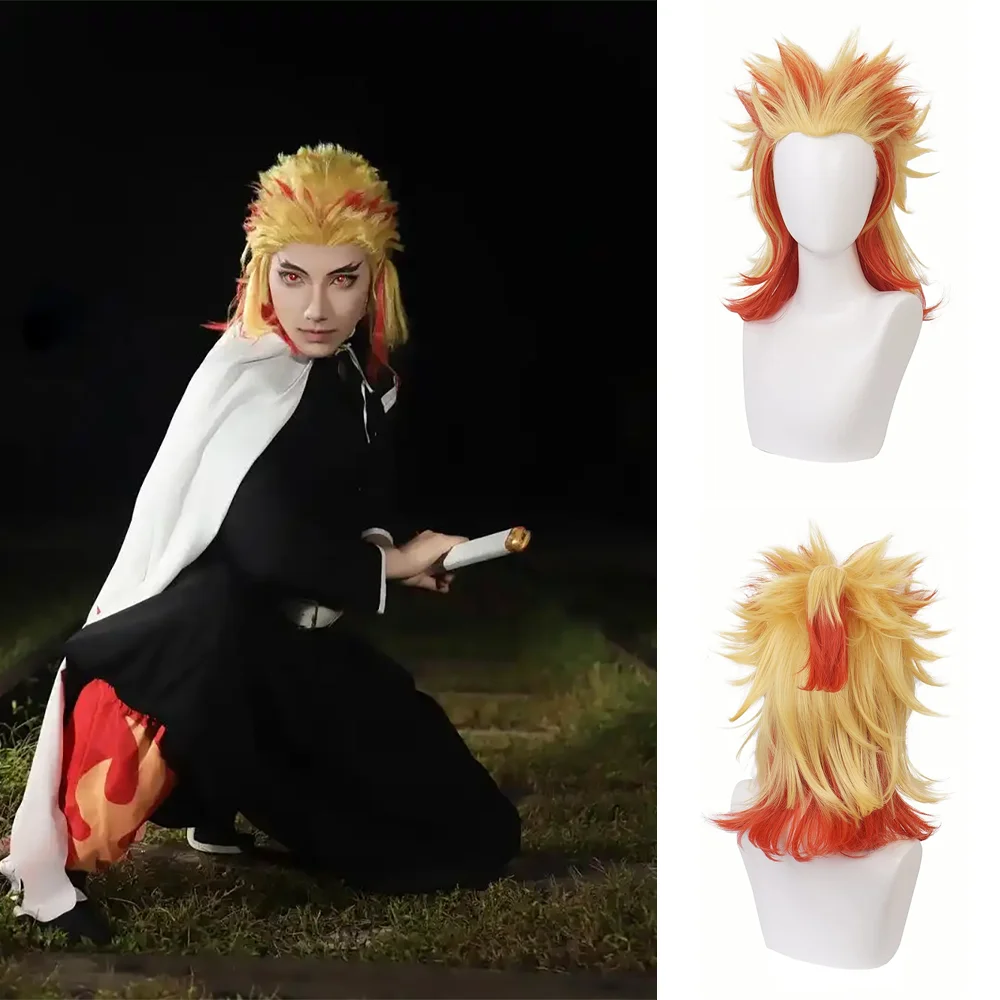 High-Quality Anime Rengoku Kyoujurou Cosplay Synthetic Hair For Both Men And Women Daily Party Role-Playing Wig Heat Resistant
High-Quality Anime Rengoku Kyoujurou Cosplay Synthetic Hair For Both Men And Women Daily Party Role-Playing Wig Heat Resistant