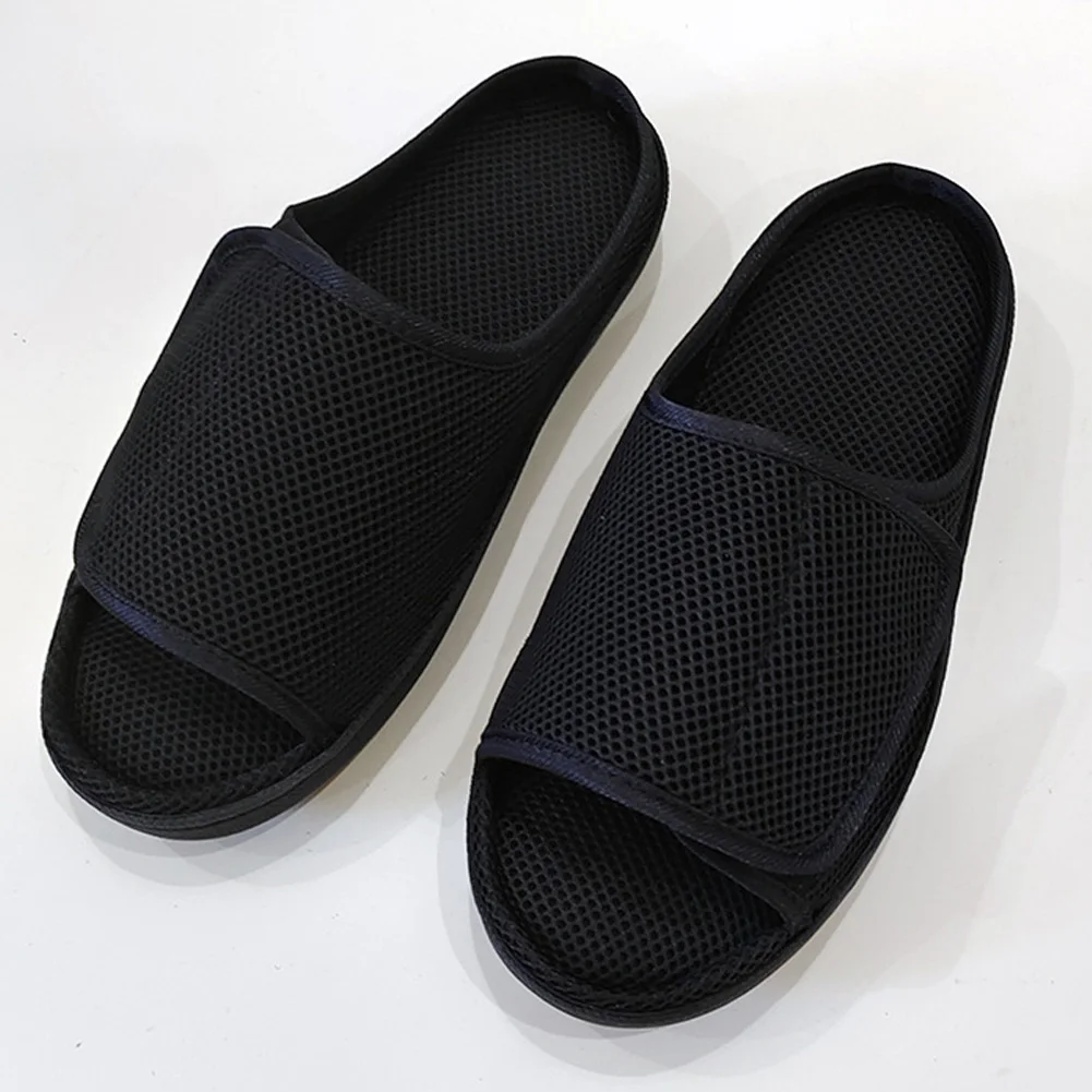 Women's Men's Diabetic Slippers Adjustable Closure Orthopedic Slippers Open Toe Slide Slippers for Indoor Outdoor
Women's Men's Diabetic Slippers Adjustable Closure Orthopedic Slippers Open Toe Slide Slippers for Indoor Outdoor