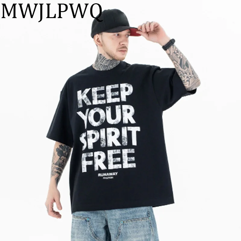 MWJLPWQ Letter Summer 2025 New T-shirts Male High Street Round Collar Short Sleeve Loose Casual Men's Tops Fashion New 010509
MWJLPWQ Letter Summer 2025 New T-shirts Male High Street Round Collar Short Sleeve Loose Casual Men's Tops Fashion New 010509