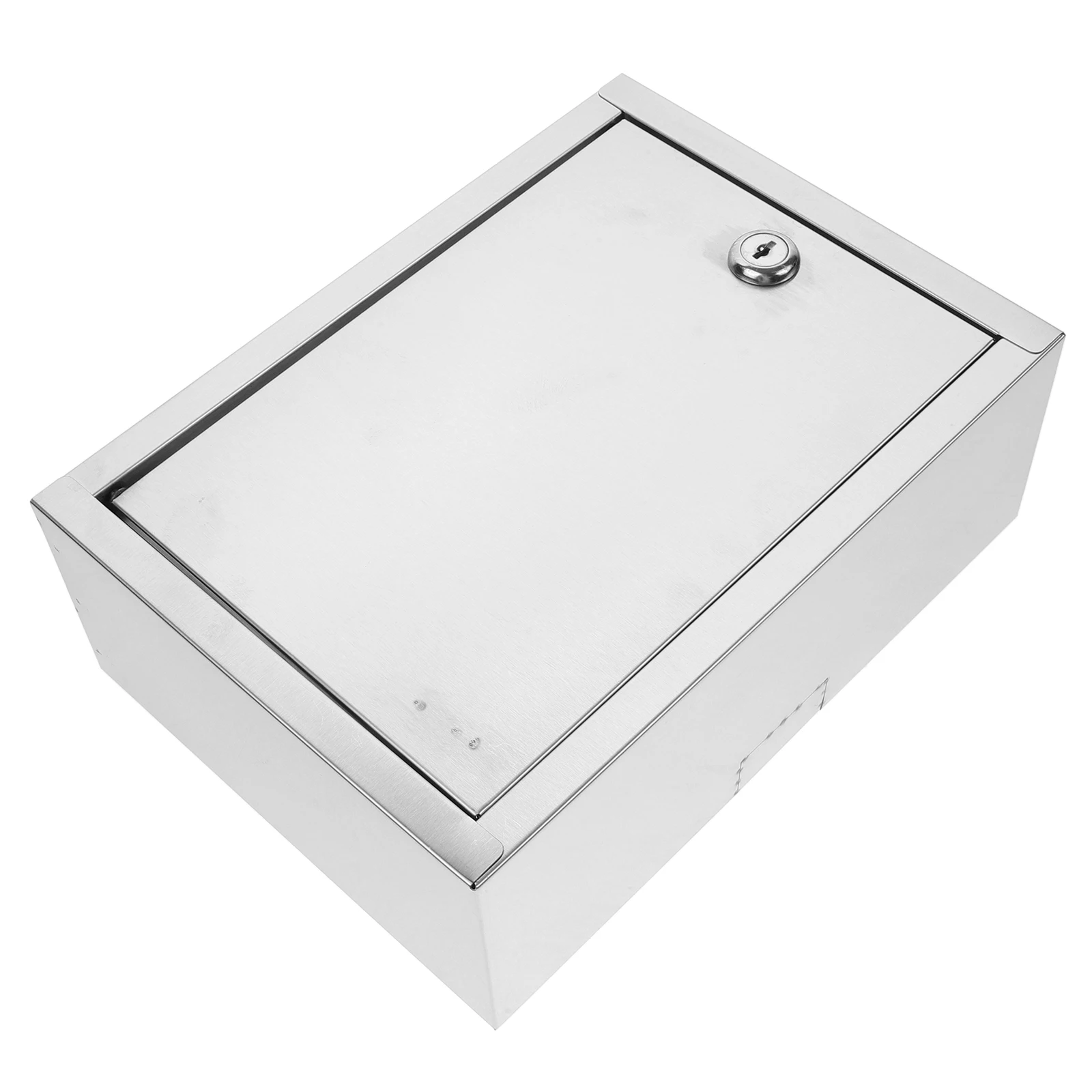 Stainless Steel Milk Box Silver Durable Lockable Mailbox Suitable Daily Supplies Delivery Wall Mounted Package Locker Outdoor
Stainless Steel Milk Box Silver Durable Lockable Mailbox Suitable Daily Supplies Delivery Wall Mounted Package Locker Outdoor