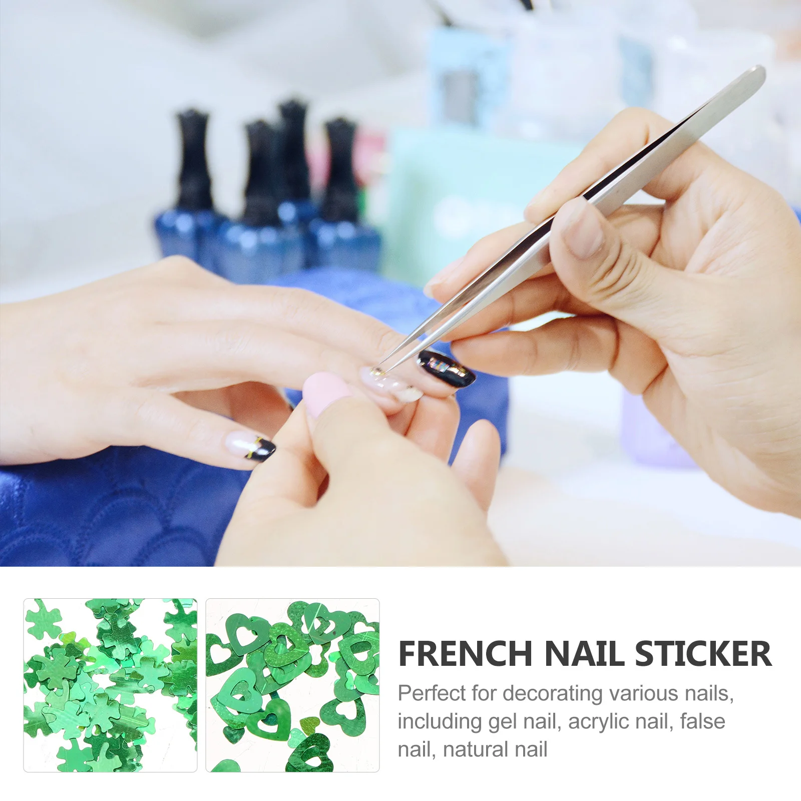 3 Boxes Clover Nail Art Decals Nail Charms DIY Manicure Decorations for St Patricks Day Birthday Halloween Christmas New Year 
3 Boxes Clover Nail Art Decals Nail Charms DIY Manicure Decorations for St Patricks Day Birthday Halloween Christmas New Year