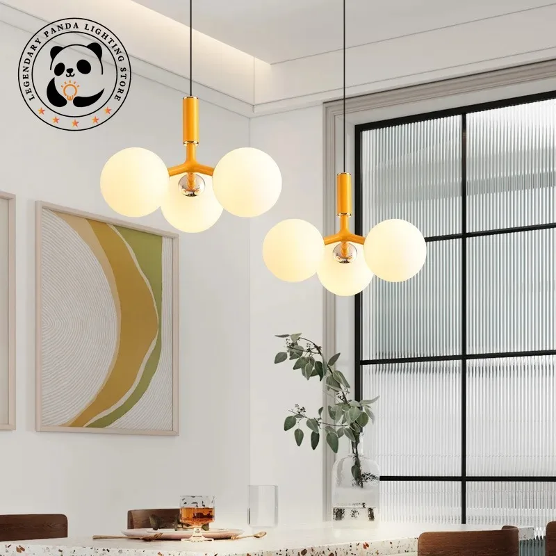 Nordic LED Home Decoration Ceiling Pendant Light Magic Bean 9 White Glass Chandelier Bedroom Bedside Living Room Suspension Lamp
Nordic LED Home Decoration Ceiling Pendant Light Magic Bean 9 White Glass Chandelier Bedroom Bedside Living Room Suspension Lamp