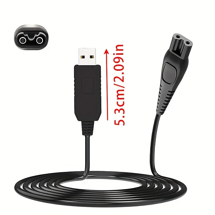 Chargeur USB 4.3V Philips Série 3000/5000/7000, Oneblade QP2520/RQ320-RQ350 Cordon Alimentation
Chargeur USB 4.3V Philips Série 3000/5000/7000, Oneblade QP2520/RQ320-RQ350 Cordon Alimentation
