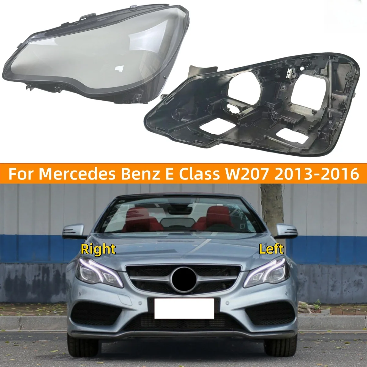 For Mercedes Benz E Class W207 2013 2014 2015 2016 Car Accessories Headlights Lens Headlight Bottom Shell
For Mercedes Benz E Class W207 2013 2014 2015 2016 Car Accessories Headlights Lens Headlight Bottom Shell