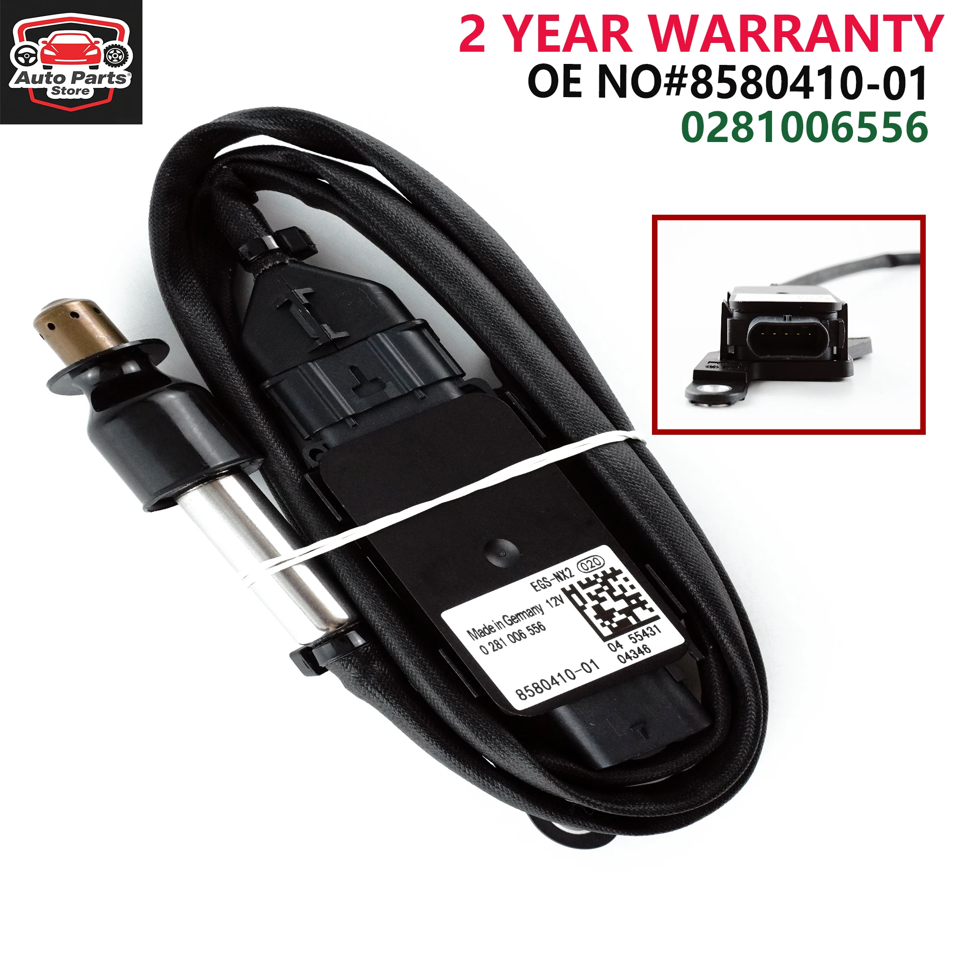 8580410-01 0281006556 Nitrogen Oxide Sensor NOx Sensor 0281007018 0281006900 858041005 13628580410 8580410 For BMW
8580410-01 0281006556 Nitrogen Oxide Sensor NOx Sensor 0281007018 0281006900 858041005 13628580410 8580410 For BMW
